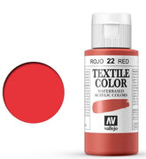 VALLEJO TEXTILE COLOR 22: 60 ML. RED - Al Masam Stationery LLC